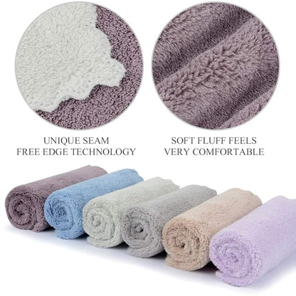 SUNLAND Microfiber Face Cloth Reusable Makeup Remover Facial Cleansing Towel