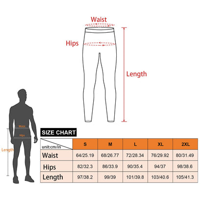 MEETWEE Thermounterhose Herren, Thermounterwäsche Lange Unterhose Winter Leggings Funktionsunterwäsche Skiunterwäsche Warme Unterwäsche Männer