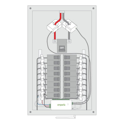 Emporia Vue 3 Home Energy Monitor - Smart Home Automation Module and Real Time Electricity Usage Monitor, Power Consumption Meter, Solar and Net Metering for UL Certified Safe Energy Monitoring