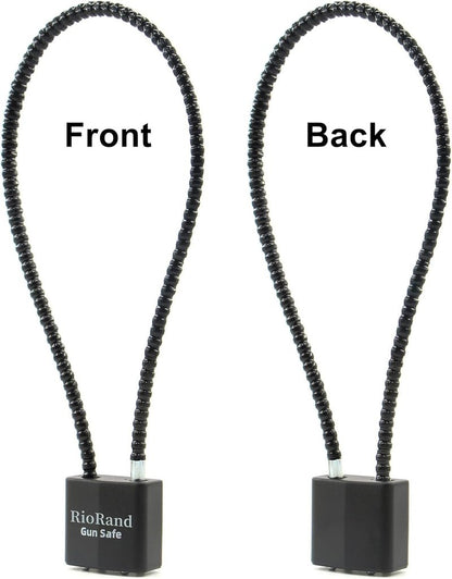 Keyed Alike Cable Gun Lock - 8.5" & 15" Safety Lock for Pistols, Rifles & Shotguns | Secure Home Firearm Storage