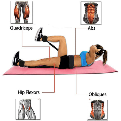 Boxing Resistance Bands MMA Boxing Training Equipment Gear with Handles/Ankle Cuff/Belt for Men,Shadow Boxing Accessories for Kicks Full Body Fitness Exercise Workout to Enhance (12pcs-200LB)