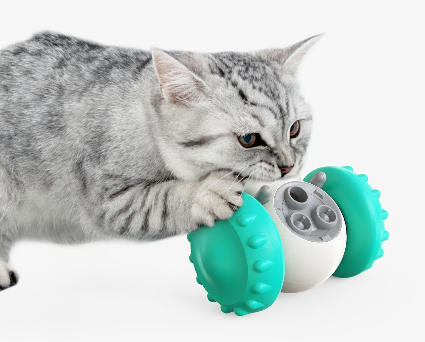 HNNOAIDA Interactive Dog Toy Dispensing Food (Blue)