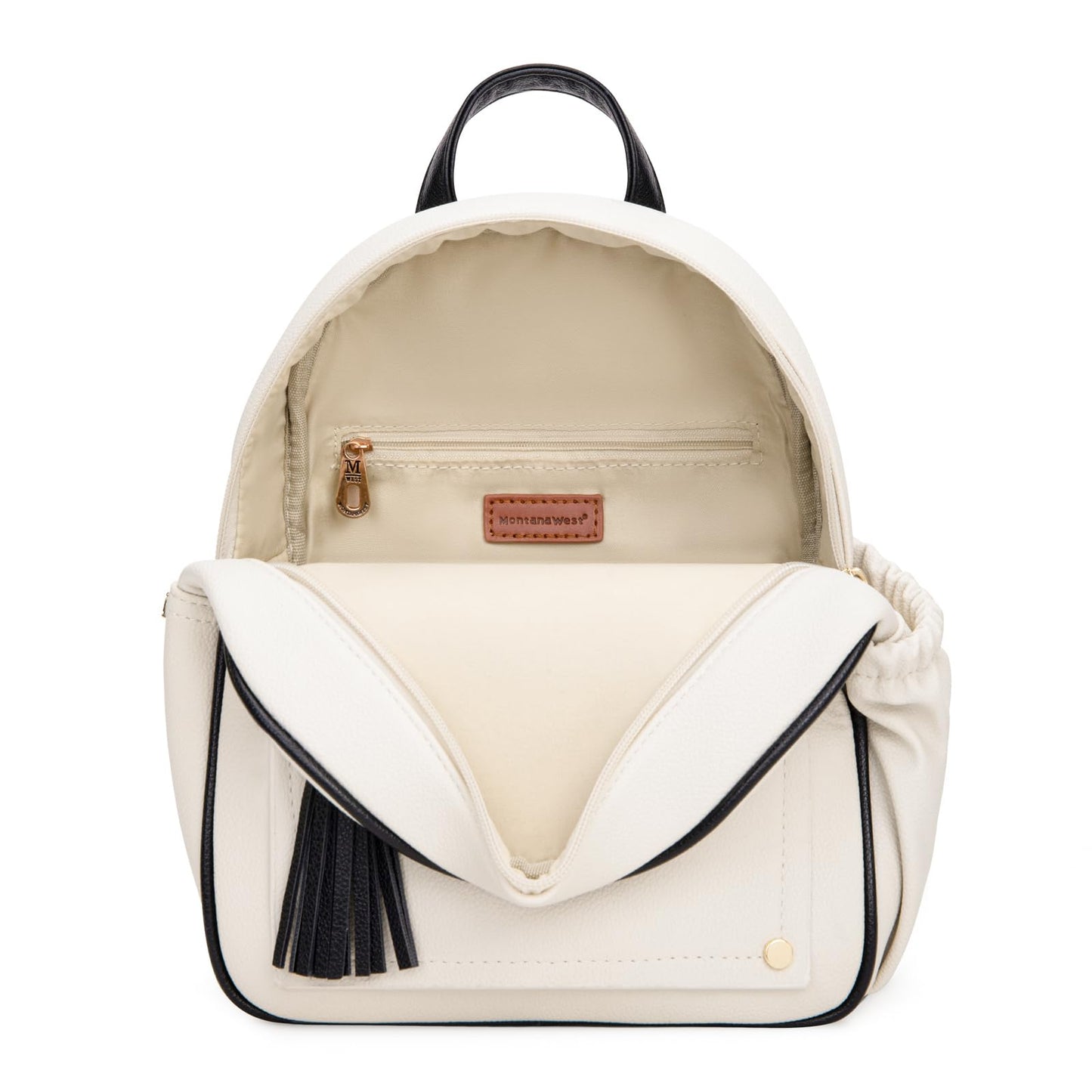 Montana West Mini Backpack Purse for Women Anti Theft Backpacks with Secured Zipper and Tassel