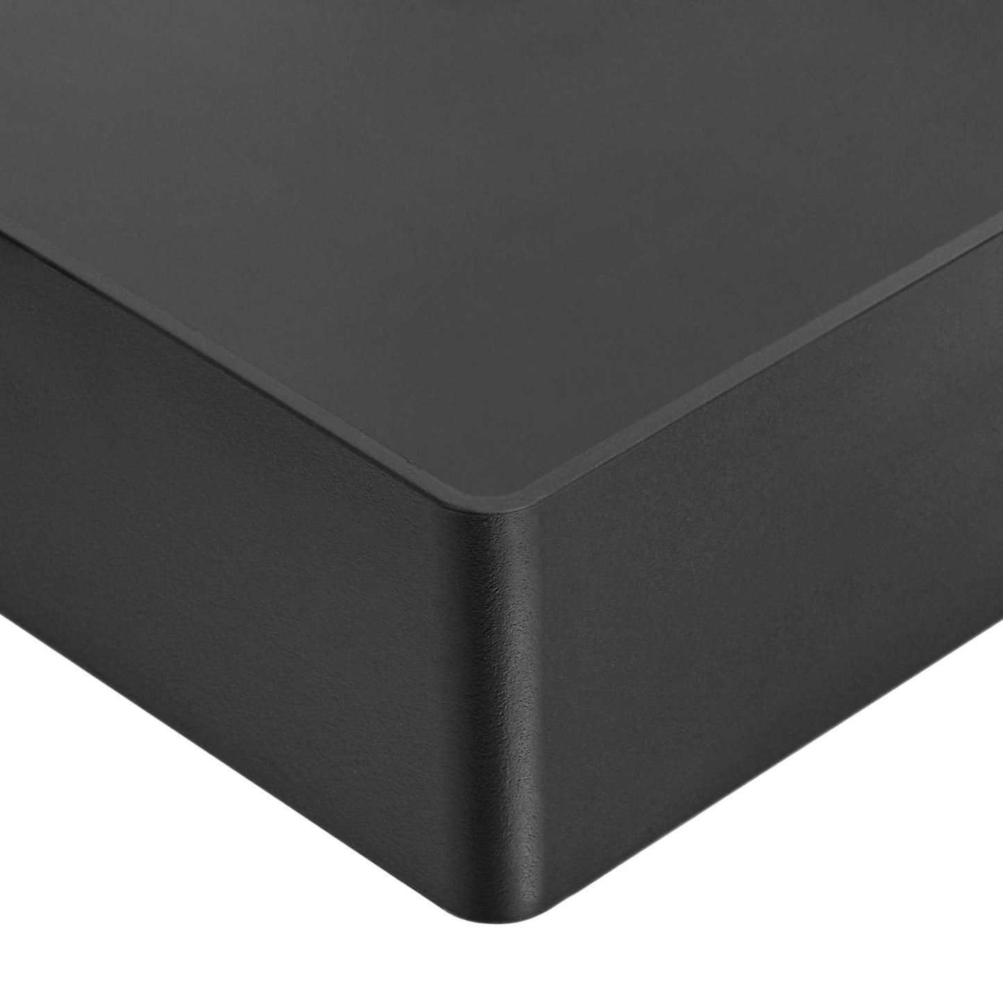Amazon Basics Rectangular Plastic Desk Organizer, letter size Tray, 2-Pack, 9.7 x 2.2 x 13 inches, Black