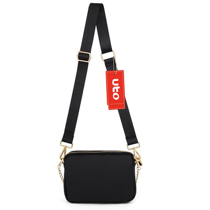 UTO Small Crossbody Bags for Women 3 in 1 Trendy Belt Purse Fashion Designer Mini Cute Sling Fanny Chest Pack