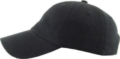 KBETHOS Classic Cotton Dad Hat Bundle Adjustable Unconstructed Plain Cap (One Size, Black (12 Pack))