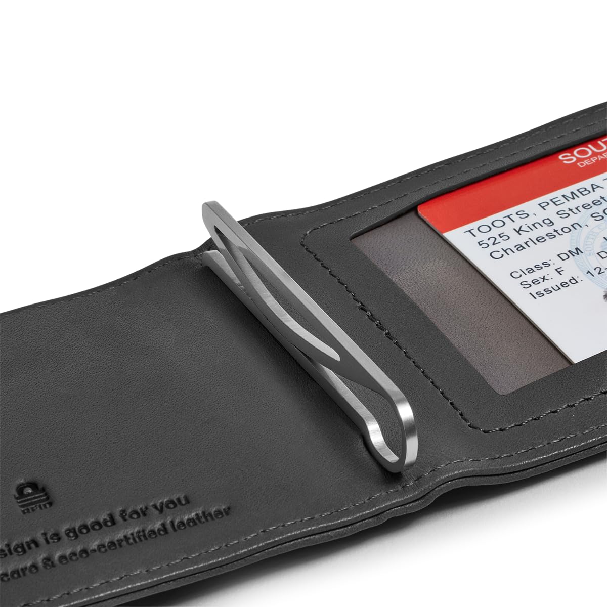 Distil Union Wally Bifold 5.0 Slim Bifold Wallet for Men – Minimalist RFID Leather Wallet with ID Window, Pull Tab Card Holder & Money Clip - Holds 14 Cards & 30 Bills - Black