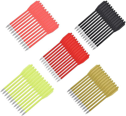 Mini Archery Crossbow Bolts Set - 60PCS 6.25 Inch Durable Arrows with Sharp Metal Tip | Ideal for Target Practice & Small Game Hunting