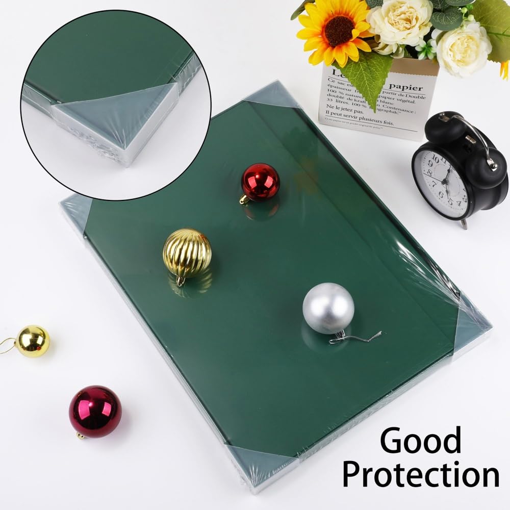 UoeRing Green Extra Large Gift Box 1Pcs 22x17x9 inch,luxury Gift Box with Lid for Presents Birthday Christmas Valentine's Day (Includes Pull Bows,Card,Envelope,Filler)