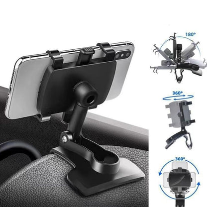 Universal Car Phone Holder Mount,360°Rotation Dashboard Phone Holder for Your Car Accessories,car Phone Mount for 4 to 7" Smartphones