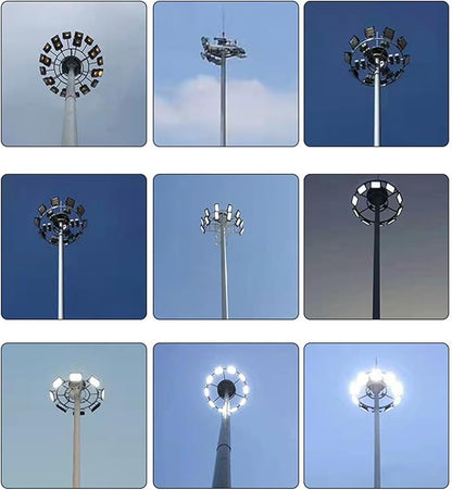 36000LM LED Stadium Flood Light Commercial 1500W Equivalent LED Arena Lighting Wall Mount Floodlights Outdoor 5500K 85-277V Waterproof 240W Shoebox Fixture for Court,Street,Yard 3 Pack