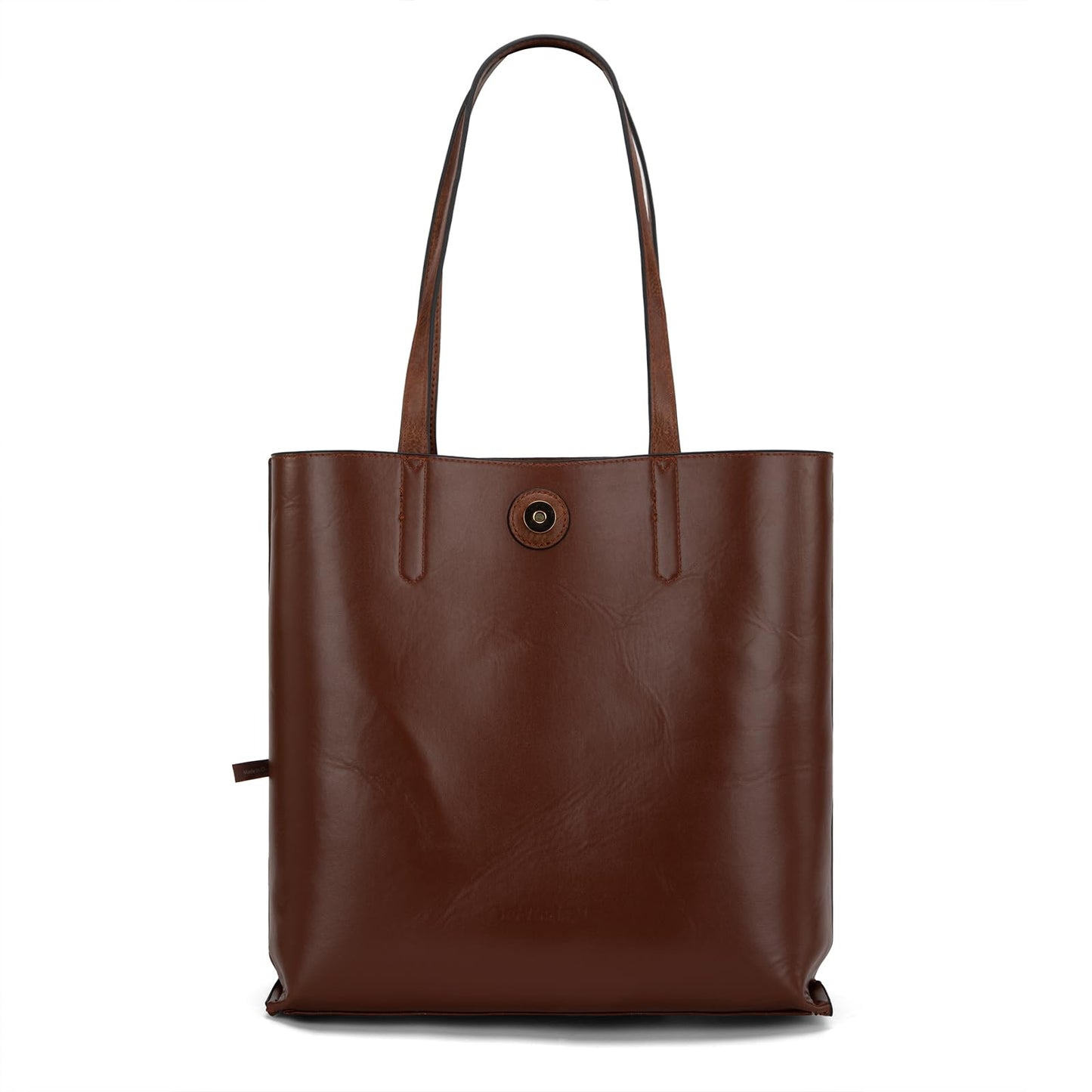 Montana West Tote Bag for Women Soft Hobo Purse Vegan Leather Work Shoulder Top Handle Handbag MWC-376DBR