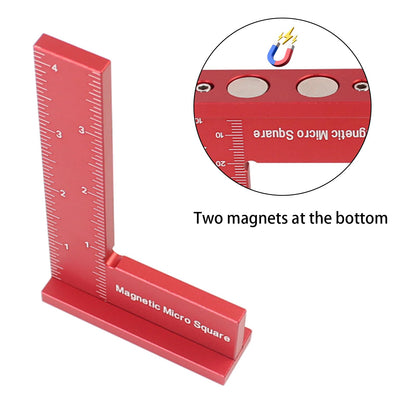 TRUTOPWAY Machinist Square, Magnetic Squares, Engineer Machinist Square with Seat, Ideal Clamping Squares for Carpentry and DIY Projects
