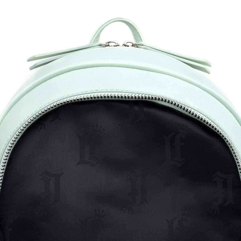 Loungefly Mint Pin Trader Faux-Leather Mini Backpack (One Size, Mint)