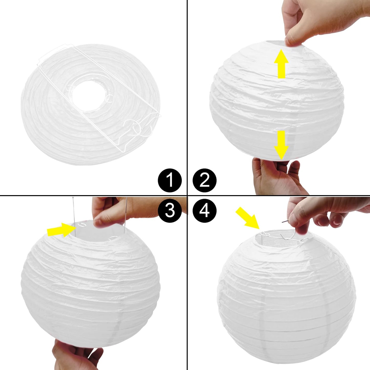 12 Pcs Christmas Paper Lanterns Red Green White Hanging Paper Lanterns for Christmas Graduation Anniversary Wedding Birthday Party Decoration Supplies