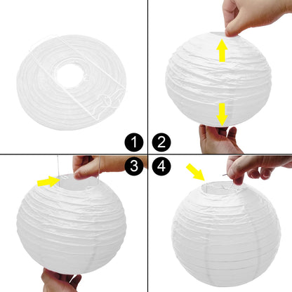 12 Pcs Christmas Paper Lanterns Red Green White Hanging Paper Lanterns for Christmas Graduation Anniversary Wedding Birthday Party Decoration Supplies