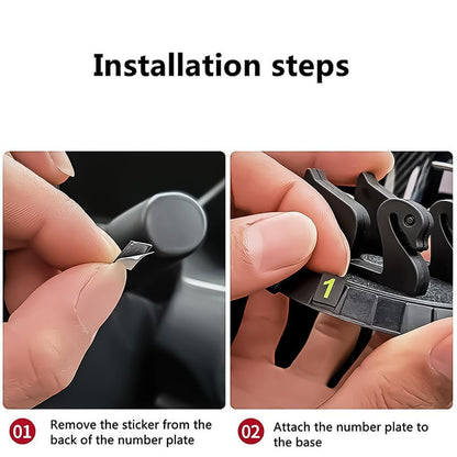 Multifunctional Car Anti-Slip Mat Phone Holder, 360° Rotating,A Must-Have for commuters to Keep Phones, Keys and Gadgets on The Dashboard