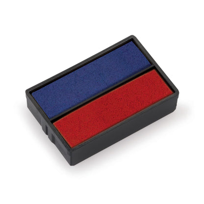 Trodat Printy 4850 Date Stamp – Pocket Sized Self Inking Stamp with Paid, Received, FAXED, EMAILED – Blue and Red Ink, 3/4" x 1",Assorted
