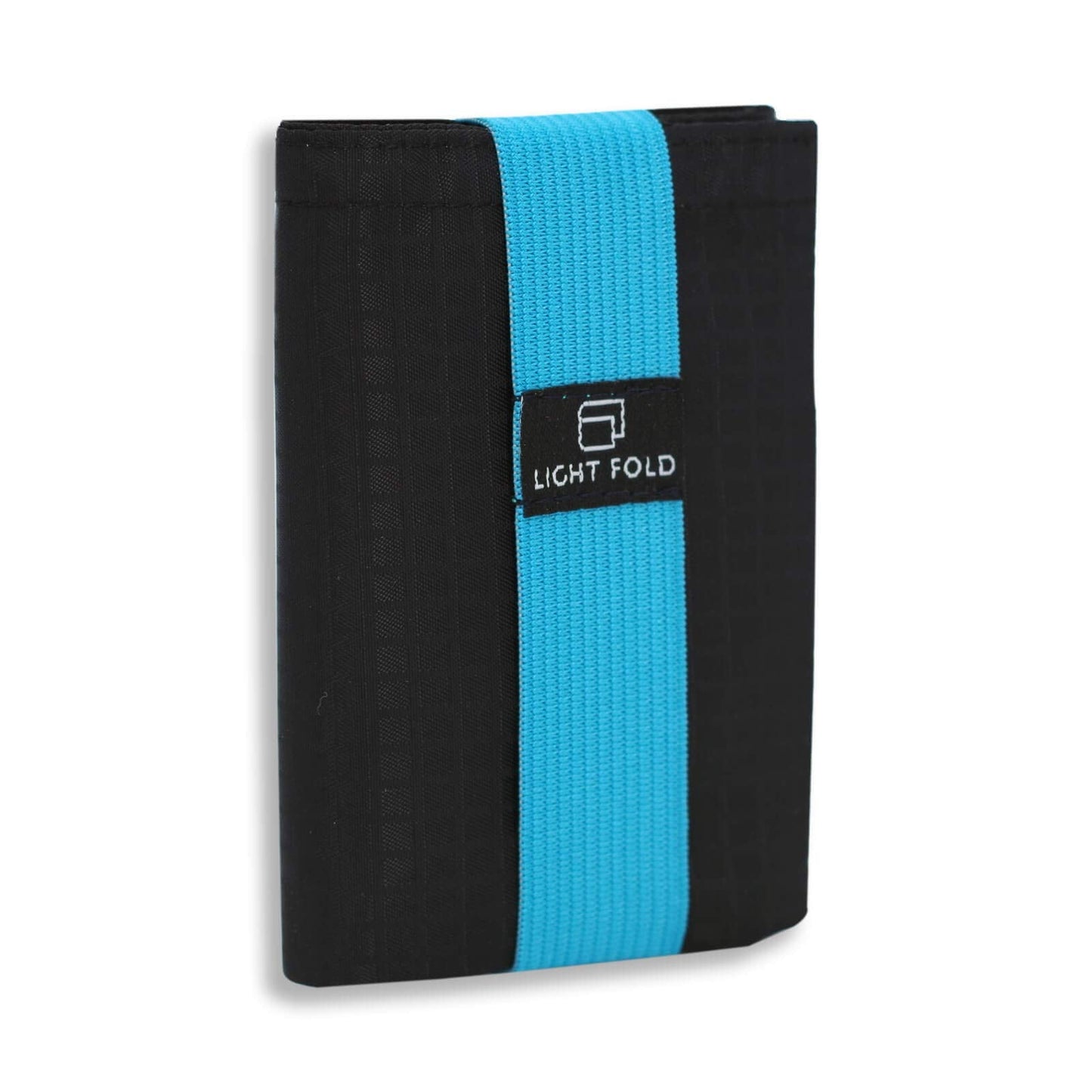 LIGHT FOLD Ultra Slim Tri-Fold Wallet with RFID Blocking, Lightweight Minimalist Men’s Wallet with Elastic Band, Waterproof Durable Nylon Fabric, Slim Front Pocket Card Holder Fits 12 Cards & Cash