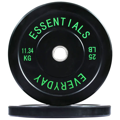 BalanceFrom Olympic Rubber Bumper Weight Plate Set with Steel Hub Inserts – 2-Inch Hole Plates for Strength Training, Powerlifting, and Weightlifting at Home, Garage, or Commercial Gym