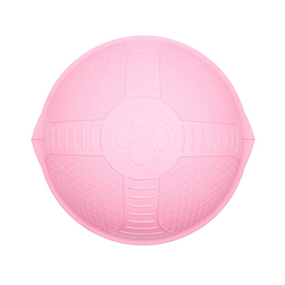 BOSU Pro Balance Trainer, Half-Ball Training Equipment, 350 lb Capacity - Stability Exercise Tool with Non-Slip Base, Includes Hand Pump, Pink