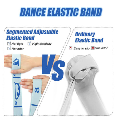Elastic Yoga Stretching Strap with Loops, CEILIWEN Stretch Straps for Physical Therapy, Pilates Stretch Band, Elastic Exercise Bands, Leg Stretching Strap, Stretch Resistance Bands for Exercise