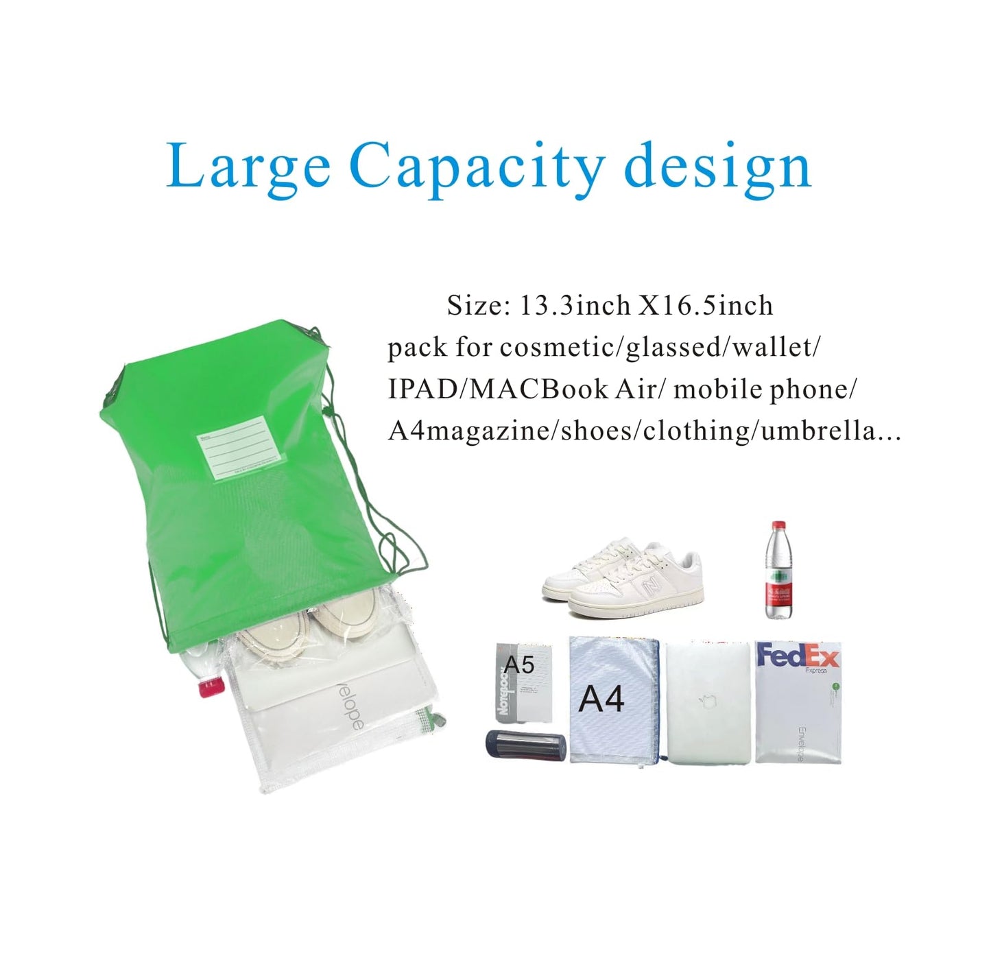 Drawstring Backpack Bulk 20 Pcs Draw String Bags DIY Gym Sports Traveling Yoga Cinch Bag Sackpack Drawstring Memo Card (green)