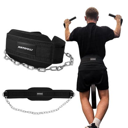Katamu Black USPA & IPL Approved Lever Belt — Premium 10mm and 13mm Leather Powerlifting Belt for Men and Women, Steel Lever Buckle, 4 Inch Back Support for Deadlifts