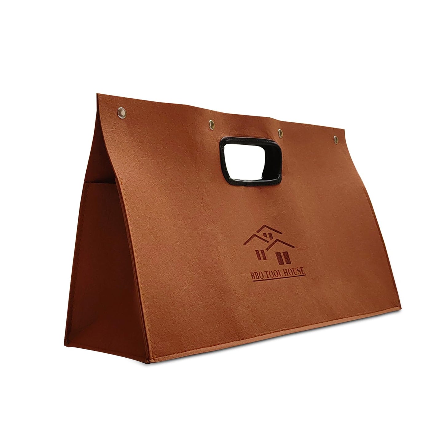 Linuorise Grill Accessory Storage Bag, BBQ Tools Storage, Grill Storage Bag, Storage Container for Grilling ; Men's BBQ Gifts!（Material：Thickened Felt Cloth）