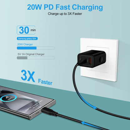 Wireless Charger Samsung Fast Charging Pad for Galaxy S25 Ultra/S25 Plus/S24 FE Ultra/S23/S22/S21/Z Flip Fold 6,15W Wireless Phone Charger Android Charging Mat Station for Google Pixel 9a 9 Pro XL 8a