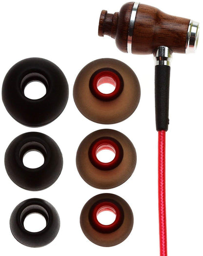 Symphonized NRG 2.0 Premium Genuine Wood in-Ear Noise-isolating Headphones with Mic and Nylon Cable