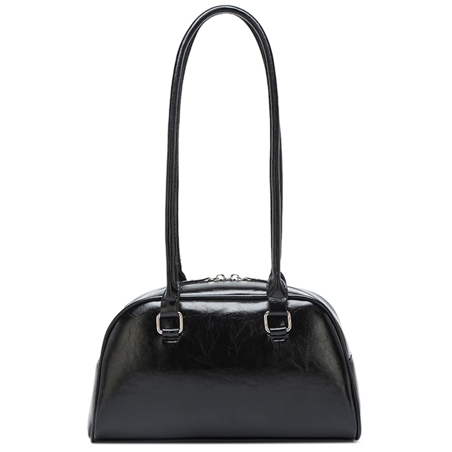 Fozehlad Y2K Shoulder Bag for Women Retro PU Leather Tote Handbag Multi-Pocket Hobo Bag with Zipper for Gifts