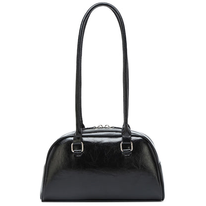 Fozehlad Y2K Shoulder Bag for Women Retro PU Leather Tote Handbag Multi-Pocket Hobo Bag with Zipper for Gifts
