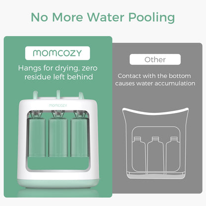 Momcozy Squeeze Station For Homemade Baby Food,Pouch Filling Station For Puree Food For Babies&Toddlers,No Food Splashing,Dishwasher Safe,BPA-Free,With Reusable Bags