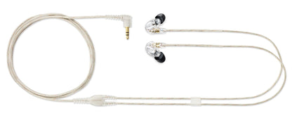 Shure SE215 PRO Wired Earbuds, Professional Sound Isolating Earphones with Clear Sound and Deep Bass, Single Dynamic MicroDriver, Secure In-Ear Design, Includes Carrying Case and Ear Tip Kit, Clear (SE215-CL)