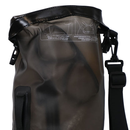 Pelican ExoDry 10L Small Drybag - Waterproof - Shoulder Strap - Thick & Lightweight - Roll Top Dry Compression - Keeps Gear Dry for Kayaking, Beach, Rafting and Fishing - Black