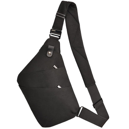 OSOCE Anti Theft Crossbody Bags Sling Bag for Women Men Waterproof Wander Bag for Sports and Travel. (1.0Black, Small)