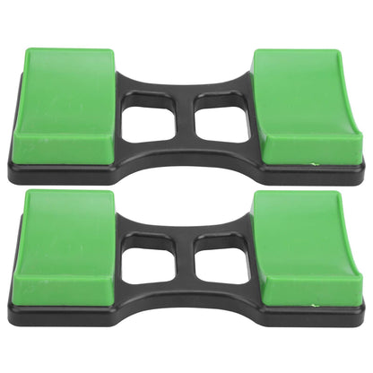 Gavigain Dumbbell Bracket Mat,Home Dumbbell Frame Stand Prevent Rolling Dumbbell Rack Holder(1Pair)