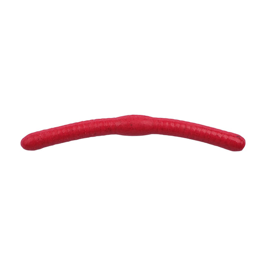 Berkley Gulp! Alive! Fat Floating Trout Worm, Fluorescent Red, 2in, Short, FatSoft Bait Worm Perfectly Designed for Trout, Infused with Scent