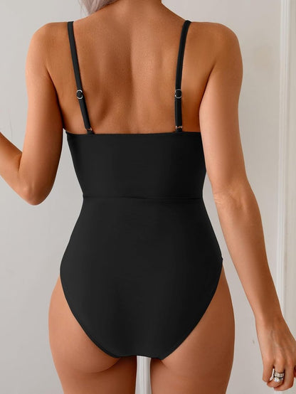 Eomenie Women's Cutout One-Piece Swimsuit - Sexy Monokini Bathing Suit for Beach Vacation