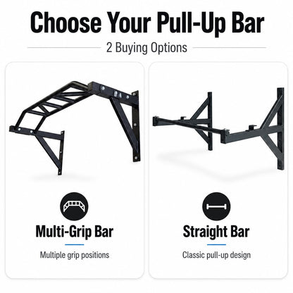 REP Fitness Heavy Duty Pull-Up Bar, Wall Mounted Multi-Grip, Home Gym Exercise Equipment for Chin Training, Garage Strength Workouts, Rings, Straps