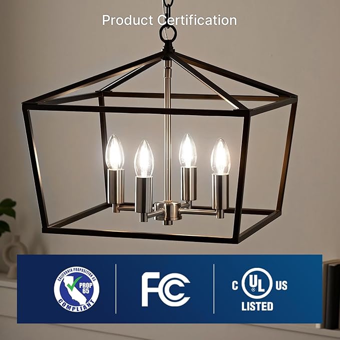 FLSNT 60W Equivalent LED Candelabra Bulbs, Dimmable LED Chandelier Bulbs, E12 Base, 500LM, CRI 82, 24 Pack, 5000K Daylight UL,CA65 Listed.