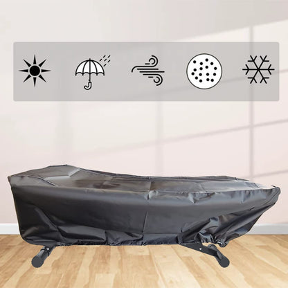 J&C Sit-up Bench Cover 420D Weight Bench Cover Waterproof Outdoor Sit-up Board Cover Workout Bench Cover Weight Bench Cover Outdoor Cover for Exercise Bench Incline Bench Cover Black (60x18x21in)