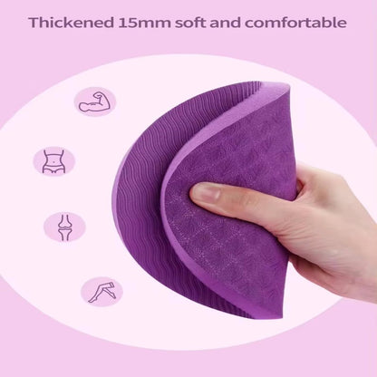 Yoga Knee Guard Set - Foam Anti-Slip Support Pads for Fitness | Ideal for Knees, Elbows, Wrists, and Hands