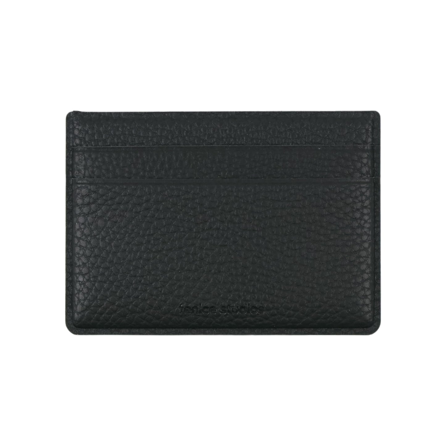 Fenice Card Holder Pocket Holder Simple Wallet Vegan PU Leather with Slim Minimalist Look for Men & Women (BLACK)