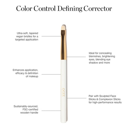 Ogee Blender Brush - Professional Quality Makeup Brush - Ultra-Soft Foundation Brush with Vegan Bristles for Flawless Makeup Application