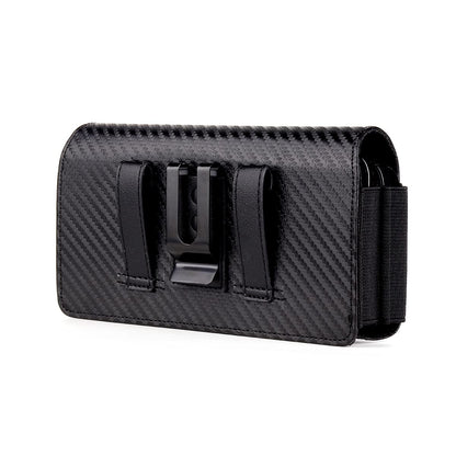 Dual Horizontal Belt Clip Holster 2 Cell Phone Pouch Case Holder for iPhone 15 Pro Max, 16 Pro Max, 14 Plus, 13 Pro Max Galaxy S25 Ultra S24 FE S23 Ultra S21+ A16 A35 A15 A54 Pixel 8 Pro 7 OnePlus 12