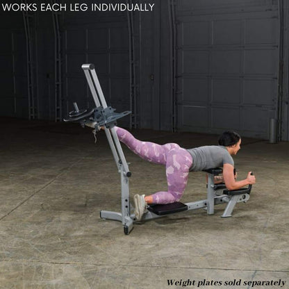Powerline by Body-Solid (PGM200X) Glute Master - Isolation Glute Machine for Targeted Booty & Leg Workouts at Home