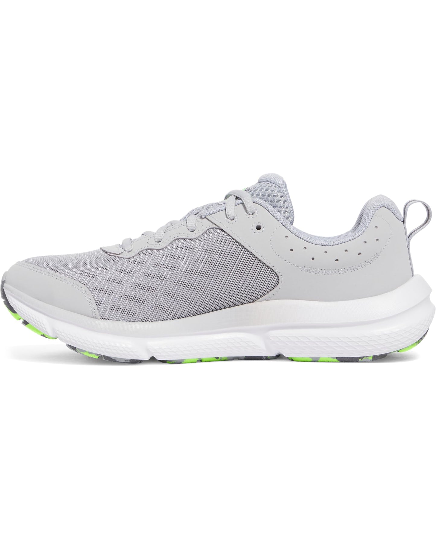 Under Armour Men's Charged Assert 10DISC, (011) Mod Gray/Mod Gray/Hyper Green, 8, US