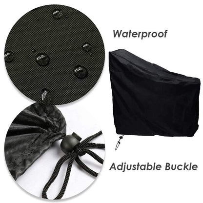 COOSOO Exercise Bike Cover Indoor Cycling Protective Waterproof Outdoor Storage Dust-Proof UV Resistant Bicycle Protection Compatible with Peloton,Bowflex,Nordictrack,Echelon